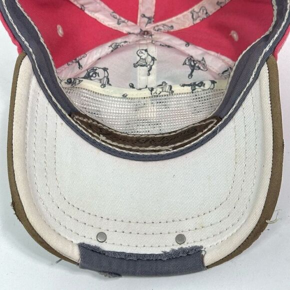 Vintage 90s Y2K True Religion Trucker Hat Baseball Cap Distressed Adjustable - Picture 4 of 16